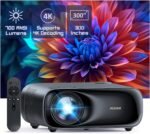NexiGo PJ40 (Gen 3) Projector with WiFi and Bluetooth, D65 Calibrated, Native 1080P, 4K Supported, Projector for Outdoor Movies, 20W Speakers, Home Theater, Compatible w/TV Stick, iOS, Android - Image 2