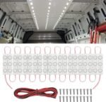 Nilight 60Leds Van Interior Light Kits 12V White Led Ceiling Lighting Kit for Truck Van RV Boats Caravans Trailers Lorries Transit 20 Modules (TL-39) - Image 2