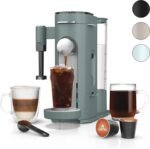 Ninja Pods & Grounds Specialty Single-Serve Coffee Maker, K-Cup Pod Compatible, Built-In Milk Frother, 6-oz. Cup to 24-oz. Travel Mug Sizes, Iced Coffee Maker, 1550 watts, Sage Green, PB051SG - Image 2