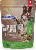 Nutri Bites Freeze Dried Beef Liver Dog & Cat Treats | Healthy Pet Training Treats or Food Topper | All Natural, Single Ingredient, High Protein | Premium Bulk Value Pack, 17.6 oz - Image 2