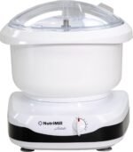 NutriMill Artiste Kitchen Electric Stand Mixer 500 Watt 6.5 Quart Bowl with Dough Hook & Wire Whips (Black Trim) - Image 2