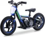 OLALA Electric Dirt Bike for Kids Aged 3-6, 170W Racing Grade Electric Motorcycle, New Aluminum Frame with 2 Power Modes, 24V Detachable Battery, 12IN Knobby Tires - Image 2