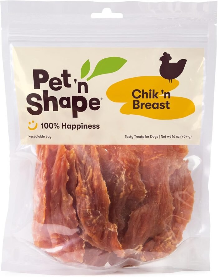 Pet 'n Shape Chik 'n Breast Jerky Dog Treats - 1 Pound - Image 2