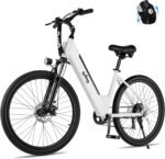 Qlife Cityone 26" Electric Bike for Adults, Peak 1000W/750W Step-Through Ebike, 40-55Miles Range, Up to 25Mph/22Mph, UL2849 Certified Removable Battery Ebikes with 7 Speed, Commuter E Bicycle - Image 2