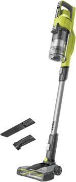 RYOBI 18 V ONE+ RSV18-0 Cordless Floor Vacuum Cleaner (30 AirWatt Suction Power, 820 l/min Airflow, 24 cm Wide Floor Nozzle, without Battery and Charger), Green - Image 2