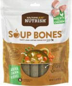 Rachael Ray Nutrish Soup Bones Dog Treats, Chicken & Veggies Flavor, 6 Bones - Image 2