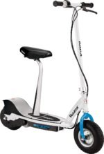 Razor E300S Seated Electric Scooter for Kids Ages 13+ - 9" Pneumatic Tires, Removable Seat, Up to 15 mph and 40 min of Ride Time, for Riders up to 220 lbs - Image 2