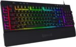 Redragon K512 Shiva RGB Backlit Membrane Gaming Keyboard with Multimedia Keys, Linear Mechanical-Feel Switch, 6 Extra On-Board Macro Keys, Dedicated Media Control, Detachable Wrist Rest - Image 2