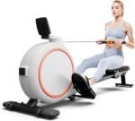 Rowing Machine, Magnetic Rowing Machines for Home with 300lb Weight Capacity, 32-Levels Quiet Adjustable Resistance, Compact Rower Machine with Tablet Holder, Bluetooth&App Compatible - Image 2