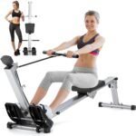Rowing Machine for Home Use, LUBBYGIM Rowing Machine Foldable Rower with LCD Monitor - Hyper-Quiet & Smooth - 2024 Upgraded Version with 300LBS Loading Capacity - Image 2