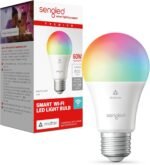 Sengled Matter LED Smart Light Bulb (A19), Multicolor, Compatible with Alexa, 60W Equivalent, 800LM, Instant Pairing, 1-Pack - Image 2