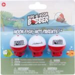 Shakespeare Hide-A-Hook Bobber, 3-Pack, Weighted Fishing Bobbers for Kids, Easy Long-Distance Casting, Weedless Design Prevents Snags, Pre-Rigged for Easy Fishing - Image 2