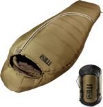 Sleeping Bag for Adults, Cold Weather Sleeping Bag | 25-36℉ Extreme 3-4 Season Mummy Sleeping Bags with Adjustable Hood, Phone Pocket & Compression Sack for Outdoor Camping Hiking Travel Hunting - Image 2