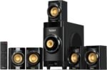Small Subwoofer Home Theater for TV Surround System 5 Wired Speakers Amplifier 4 inch Woofer Built-in Receiver Support HDMI ARC Optical Bluetooth Input for Projector - Image 2