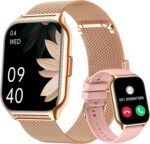 Smart Watch 45mm for Women Men(Dial/Answer Calls), 2.0" Fitness Tracker Watch with Heart Rate/Blood Pressure/Blood Oxygen Monitor for Android iOS - Image 2