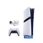 Sony PlayStation 5 Pro Upgraded 3TB Digital Edition Console, Controller and Controller Charger - White, Flagship Pro PS5 3TB PCIe SSD Gaming Console [video game] [video game] [video game] [video game] - Image 2