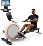 Superun Rowing Machines for Home, Magnetic Rowing Machine with 32 Levels, Rower Machine of Quiet Resistance & 300LBS Weight Capacity, Row Machine with LED Monitor, App Supported and Comfortable Seat - Image 2
