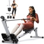 Upgraded Version Rowing Machine for Home Use, Rowing Machine Foldable Rower with Adjustable Resistance, Hyper-Quiet Rower Machine Supports 300LBS - Image 2