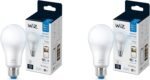 WiZ 60W A19 Dimmable Daylight (5000K) LED Smart Bulb - Pack of 2 - 800 Lumen - E26 - Indoor - Connects to Your Existing Wi-Fi - Control with Voice or App - Activate with Motion - Matter Compatible - Image 2