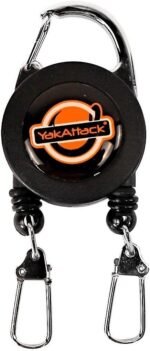 YakAttack Dual Fishing Tool Retractor - Style Options | Secure Clip-On with 360° Swivel | Heavy-Duty, Corrosion-Resistant for Saltwater & Freshwater | Fly Fishing Zinger Retractor - Image 2
