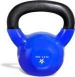 Yes4All Kettlebell, 5-100 LB Vinyl Coated Cast Iron Strength Training Kettlebells for Home Gym Exercises, Fitness, Full Body Workout Equipment, Push Ups, and Grip Strength - Image 2