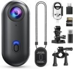 Z10 4K Action Camera, 128GB Wearable Sports Camera with Waterproof Case, Magnetic Clip, and Quick-Mount Accessories, Small Body Cam for Cycling, Diving, Travel (No WiFi No Bluetooth - Image 2