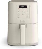 bella 4Qt Slim Air Fryer, Fits-anywhere™ Kitchenware, EverGood™ Ceramic Nonstick Coating, Adjustable Temperature, 6 Preset Cooking Options, 60 Min Auto Shutoff w Audible Tone, 3.3lb Capacity, Oatmilk - Image 2