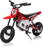 kerry yoo 36V 350W Electric Dirt Bike for Kids 8-14, Up to 16MPH Off-Road Electric Motorcycle with Explosion-Proof Tires, Twist Grip Throttle, Spring Suspension,Kids Ride On Dirtbike - Image 2