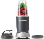 nutribullet Personal Blender, Shakes, Smoothies, Food Prep, and Frozen Blending, 24 Ounces, 600 Watt, Gray, NBR-0601WM - Image 2
