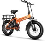 1000W Folding Electric Bike, 48V 20.8AH Large Removable Battery E-Bike, 30+MPH, 80 Miles Max Range, 20" Fat Tire Electric Bike for Adults, Adult Electric Bicycles for Commute - Image 2