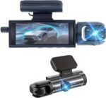 1080P Dash Camera Front and Inside,Dashcams for Cars with IR Night Vision Loop Recording G-Sensor 24Hr Parking (1080 P Front and Inside) - Image 2