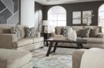 Signature Design by Ashley Stonemeade Casual Sofa with 4 Toss Pillows, Light Brown - Image 8