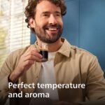 Philips 2200 Series Fully Automatic Espresso Machine, Classic Milk Frother, 2 Coffee Varieties, Intuitive Touch Display, 100% Ceramic Grinder, AquaClean Filter, Aroma Seal, Black (EP2220/14) - Image 4