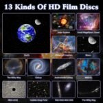 Galaxy Projector, 13 in 1 Planetarium Star Projector Realistic Starry Sky Night Light with Solar System Constellation Moon for Kids Adults Bedroom Ceiling Home Theater Living Room Decor - Image 3
