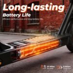 Electric Scooter, 1500W/1000W/500W Peak Powerful Motor, 28/25/18 MPH, 28/23/21 Miles, 10"/9.3"/8.5" Pneumatic Tires, UL2272 Certified, Headlight, Foldable Commuting Electric Scooter for Adults - Image 5