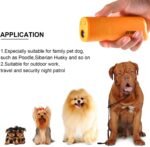 Frienda LED Ultrasonic Dog Trainer Device 3 in 1 Stop Barking Stop Bark Handheld Dog Training Device (Yellow) - Image 5