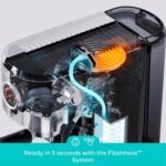 CASABREWS 5418 PRO Espresso Machine 20 Bar, Upgraded Espresso Maker with Powerful Steam Milk Frother, Stainless Steel Coffee Machine with Fast Heating System for Cappuccino, Latte, Silver - Image 3