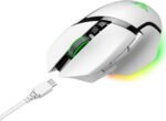 Razer Basilisk V3 Pro Customizable Wireless Gaming Mouse: Fast Optical Switches Gen-3 - HyperScroll Tilt Wheel - Chroma RGB - 11 Programmable Buttons - Focus Pro 30K Optical Sensor - White - Image 9