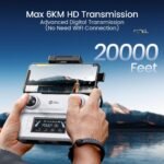 Holy Stone HS360D GPS Drones With 4K Camera For Adults, 249g RC Quadcopter with 80-Min Flight Time, 20000ft Range FPV Transmission Beginner Drone, Auto Return, 2 Batteries, Upgraded HS360S - Image 5