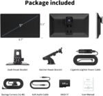 Portable Apple Carplay Screen for Car, 9" Wireless Apple Carplay & Android Auto,4K Dash Cam,1080p Backup Camera DVR,Car Audio Receivers GPS Navigation Mirror Link, Bluetooth,FM, Siri - Image 6