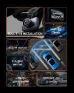 Dash Cam Front and Rear, Dash Camera for Cars 4K+1080, Dashcam Built-in WiFi, APP Control, 32GB Card Included, 3" IPS Touch Screen, 24H Parking Monitor, Night Vision, G-Sensor - Image 3