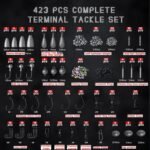 Fishing Accessories Kit, 264/423PCS Fishing Tackle Box with Hooks, Weights, Sinkers for Bass Trout, Gifts for Men,Kids - Image 3