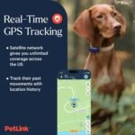 PetLink GPS Dog Tracker - Real-time Pet Tracker Collar - Waterproof Dog GPS Tracker with Virtual Fence - Image 3