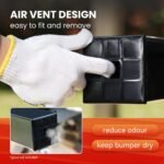 RV Bumper End Cap 2 Pack, 4” PE Camper Bumper End Cap, Easy to Install and Remove, Ideal RV Parts and Accessories - Image 4