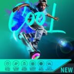 SISIGAD Scooter, 6.5" Flash Wheels & Corlorful LED Lights, All for Girls Boys Kids Ages 6+ - Image 3