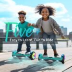 SISIGAD Scooter, 6.5" Flash Wheels & Corlorful LED Lights, All for Girls Boys Kids Ages 6+ - Image 7