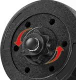 Yaheetech Adjustable Dumbbells Weight Set Dumbbell Weights Exercise & Fitness Equipment w/ 4 Spinlock Collars for Women & Men Home Gym Strength Training - Image 10