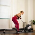 Sunny Health & Fitness Rowing Machine for Low Impact Full Body Workouts Home Training, Flip-able Equipment for EZ-Storage, Optional Magnetic or Air Resistance w/Free SunnyFit App Connection - Image 8