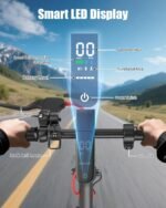Electric Scooter for Adults, Peak 500W/650W Motor, 19/21 MPH Max Speed, 21/23 Miles Range, 36V Battery, 8.5" Solid Tires, App Control, Lightweight, Foldable Electric Scooter for Commuting, UL2272 - Image 5
