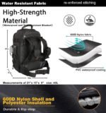 Tactical Backpack Military Army Daypack - Assault Pack for Men Molle Backpacks Bug Out Bag 3 Day Pack for Hiking Camping Travel Hunting Rucksack Trekking Black - Image 4